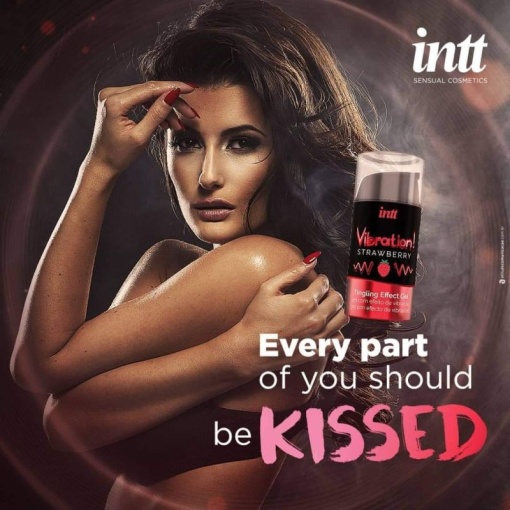 VIBRATION STRAWBERRY - VIBRATOR LICHID 15ML - Img 2