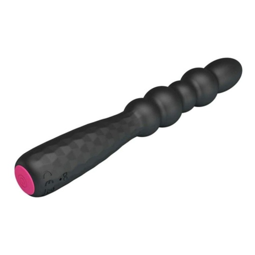 Vibrator anal 12 functii de vibratie Pretty Love Monroe Black 18.5cm - Img 3