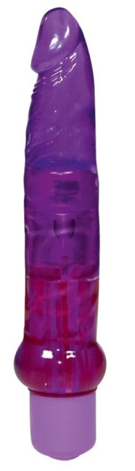Vibrator anal flexibil 7 moduri de vibrație Jelly Anal, purple (17,5 cm) - Img 3