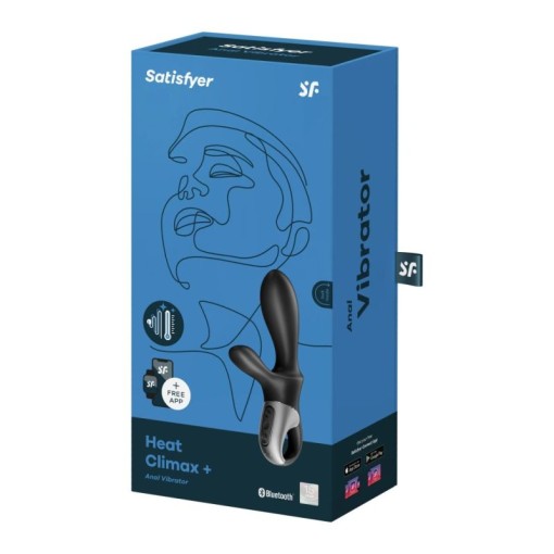 Vibrator anal Satisfyer Heat Climax+ cu functie de încălzire - Img 4