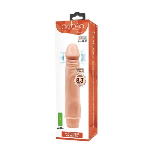 Vibrator clasic Barbara Dwarf Realistic Multi-Speed 21.5cm - Img 4