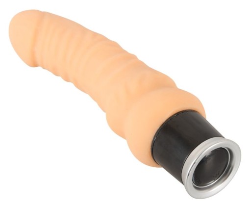 Vibrator clasic cu aspect natural, foarte flexibil. Real Vibe (18 cm) - Img 4