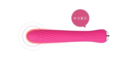 Vibrator clasic Svakom Anya 19.5cm - cu incalzire - Img 3