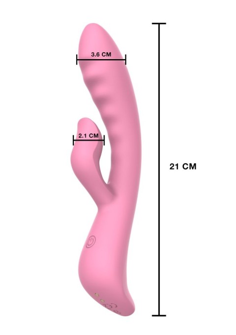 Vibrator de iepure de lux cu design ergonomic The Belle Rabbit Vibrator (21 cm) - Img 2