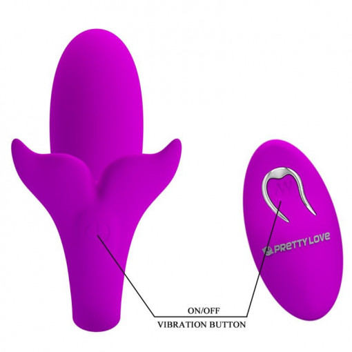 Vibrator din silicon cu functie de memorie si telecomanda VIBRATOR PRETTY LOVE – JORDYN (10cm) - Img 2