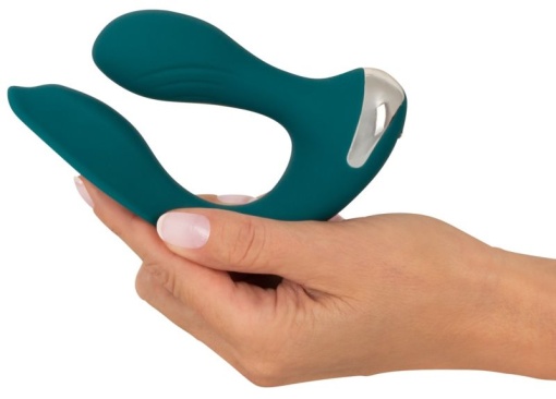 Vibrator dublu cu telecomanda, 10 moduri de vibratii RC Hands-free Vibrator (17 cm) - Img 3