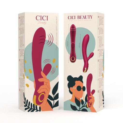 Vibrator iepuras cu stimulare clitoris si G-Spot Cici Beauty Rabbit - Img 3