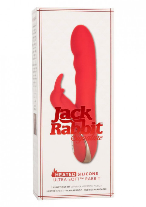 Vibrator iepuras Heated Silicone Ultra-Soft Rabbit (21,5 cm) - Img 6