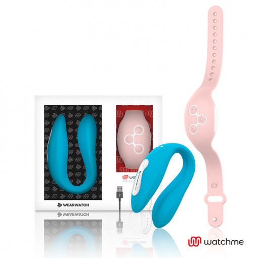 Vibrator inteligent Wearwatch - Watchme Dual Technology Vibrator Indigo / Pink - Img 7