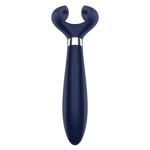 Vibrator pentru cupluri Satisfyer Partner Multifun 3 (blue) 23cm - Img 2