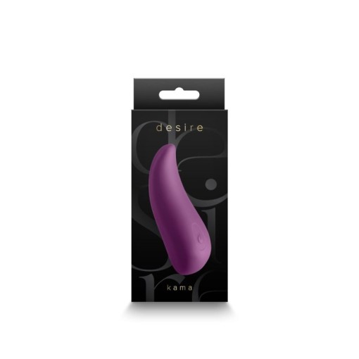 Vibrator Reincarcabil Kama - Purple (9,6cm) - Img 2