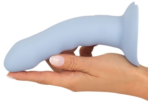 Vibrator Silicon Heart Guy Blue 17cm - Img 4