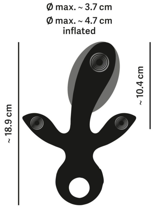 Vibratorul triplu gonflabil 10 moduri de vibratii Inflatable Triple Vibrator - Img 5