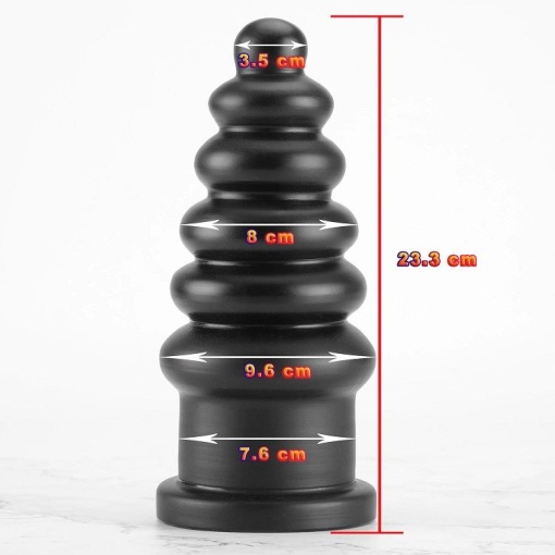X-MEN 9.2 inch Butt Plug Black 23cm - Img 2
