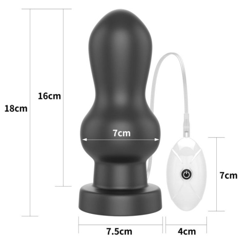 7" King Sized Vibrating Anal Rammer - Img 3