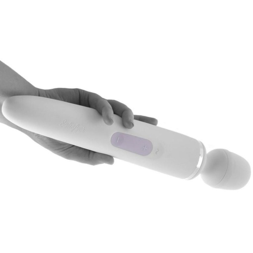 Aparat de masaj SATISFYER WAND-ER WOMEN WHITE 34cm - Img 3