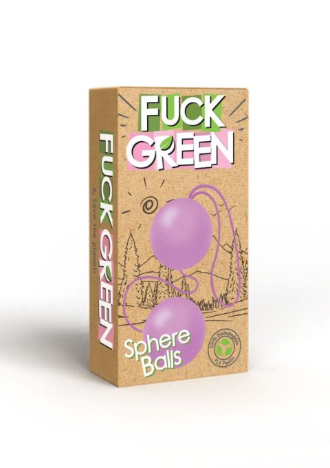 Bile kegel Sphere Balls, Pink 100% biodegradabile - Img 3