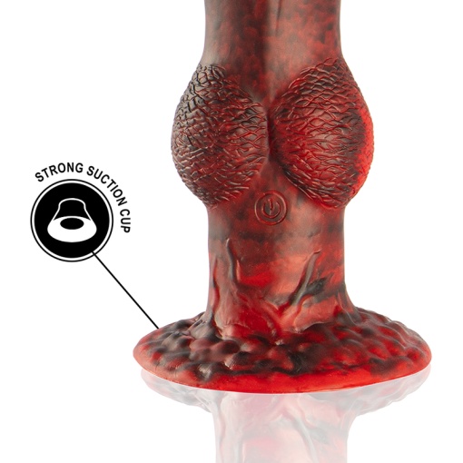 Dildo cu telecomanda miscare sus jos Epic Prometheus Titan in Flames - Img 7