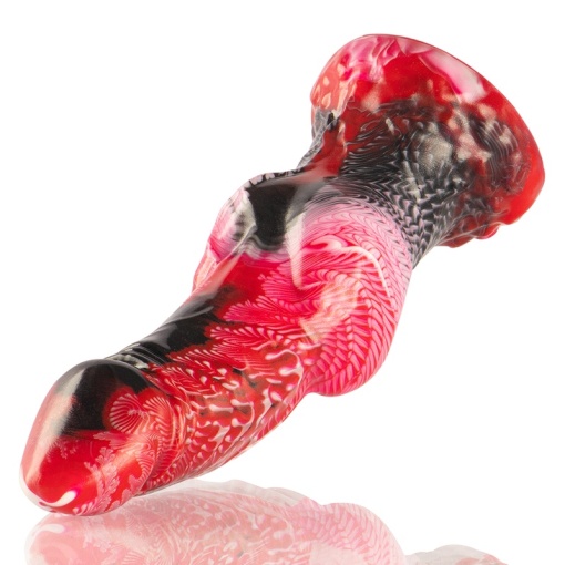 Dildo din silicon forma fantezista EPIC - HELIOS DILDO WITH TESTICLES HEAT AND ECSTASY - Img 4