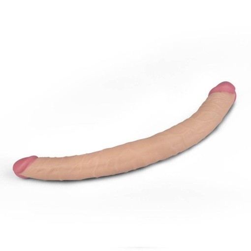 Dildo lung cu 2 capete realiste Lady-killer Tapered Double Penetration 35cm - Img 4