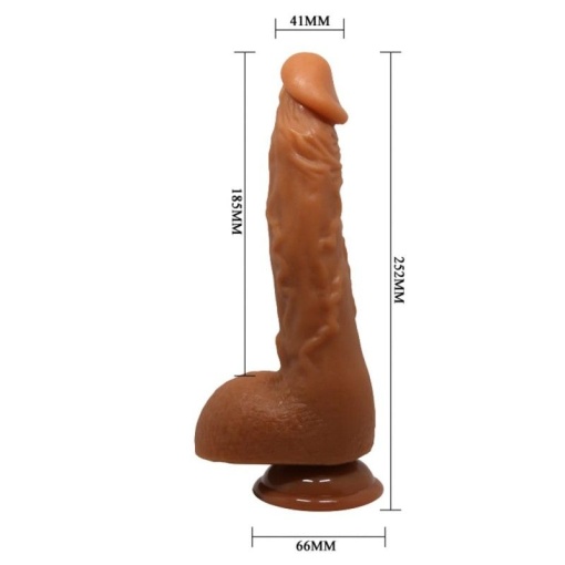 Dildo Mare Beautiful Jason Mulatru 25cm - Img 3