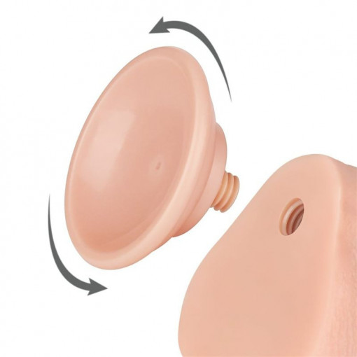 Dildo realist 8.5'' Sliding Skin Dual Layer Dong Flesh I (20cm) - Img 3