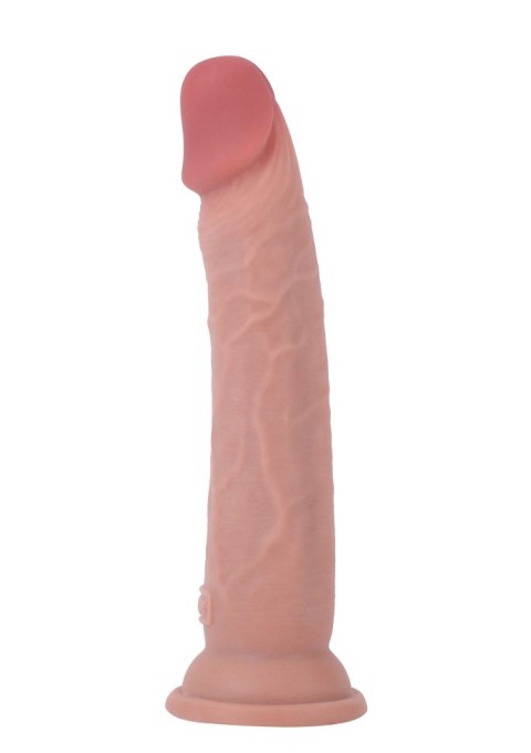 Dildo realist cu dubla densitate si ventuza de fixare Deluxe Dual Density Dong 8 In (17.5cm)