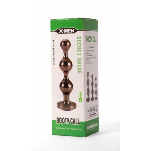 Dop Anal Metalic Secret Shine Small (10.5cm) - Img 2