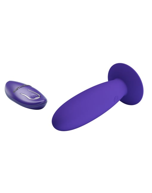 Dop Anal Youth, Remote Control, 12 Moduri Vibratii, Silicon, USB, Violet - Img 3