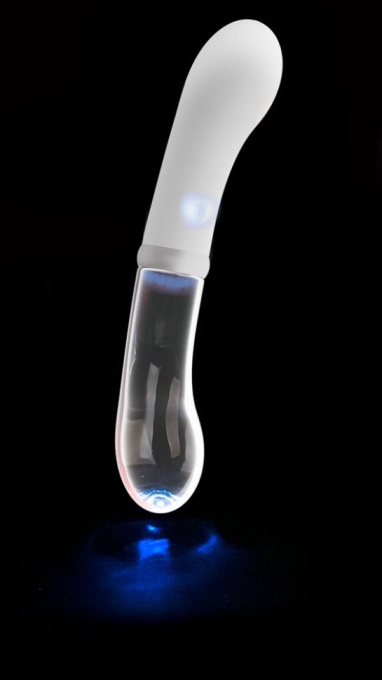 G-Spot LED Vibrator (18 cm) Glass/Silicone - Img 3