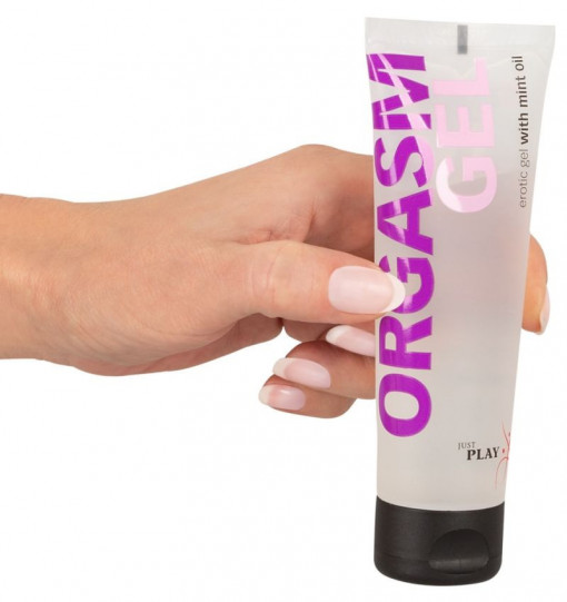 Gel de masaj intim cu ulei de menta Just Play Orgasm Gel, 80ml - Img 2
