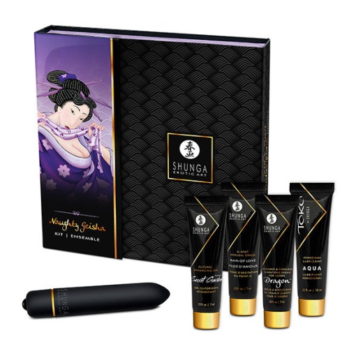Kit erotic pentru cupluri Shunga - Naughty Geisha Kit - Img 3