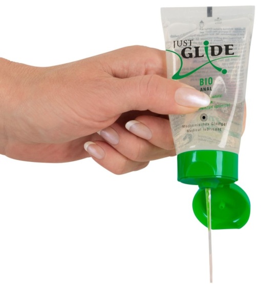 Lubrifiant anal BIO pe baza de apa Just Glide Bio Anal 200ml - Img 2