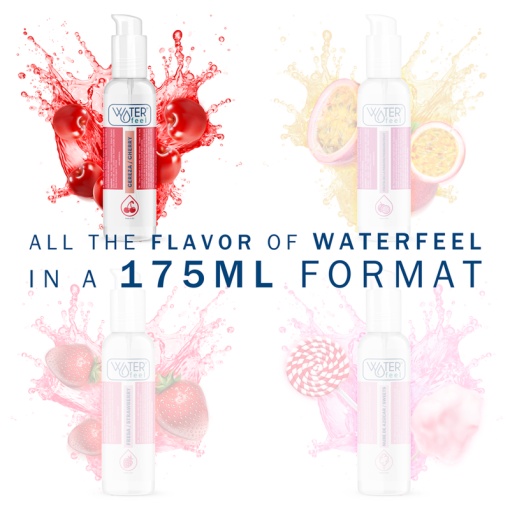 Lubrifiant pe baza de apa cu aroma de cirese Waterfeel - Cherry Lubricant 175 Ml - Img 5