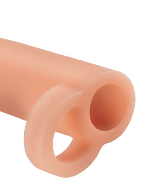 Manson pentru penis, fara cap si cu inel de testicule Fantasy X-tensions Real Feel Enhancer XL - Img 3