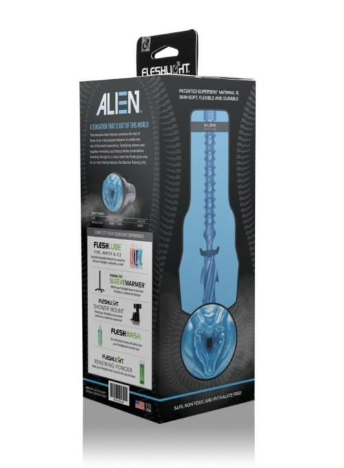 Masturbator cu textura exclusiva Alien si deschidere de tip vagin Fleshlight ALIEN (RP) - Img 6