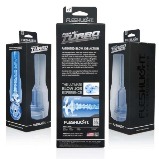 Masturbator Fleshlight Turbo Blue Ice Textura Thrust - Img 3