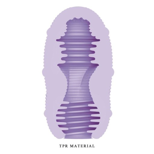 Masturbator flexibil in forma de ou PRETTY LOVE – CUPID-X SMOOTH STRIPES - Img 3
