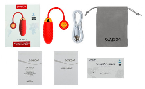 Ou vibrator cu aplicatie cu functii inteligente Svakom Ella Neo Bullet - Img 5