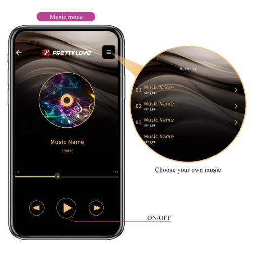 Ou vibrator din silicon cu 12 moduri de vibratii EGG PRETTY LOVE – NYMPH - Img 2