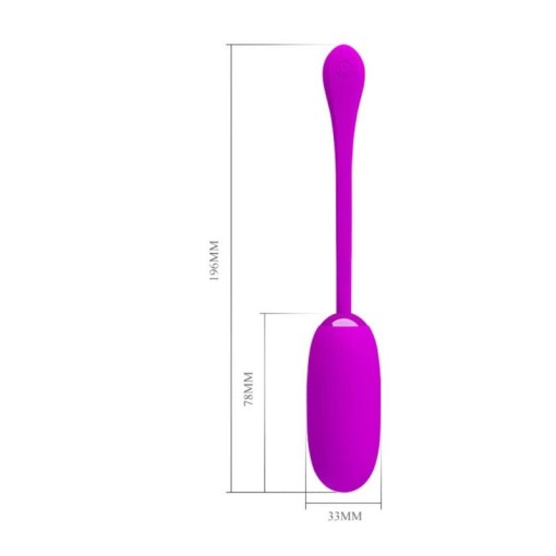 Ou vibrator din silicon moale Pretty Love Julius Purple - Img 3
