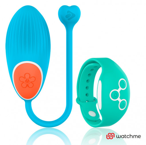 Ou vibrator Inteligent Wearwatch - Watchme technology remote control egg blue / aquamarine - Img 6