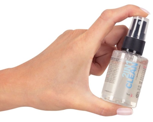 Spray 2in1 Clean from Just Play de curățare pentru zona intimă și jucării 2 in1 Clean, 50 ml - Img 2