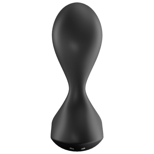 Stimulator anal unisex cu 12 functii de vibratie Satisfyer Sweet Seal black (11.2m) - Img 2