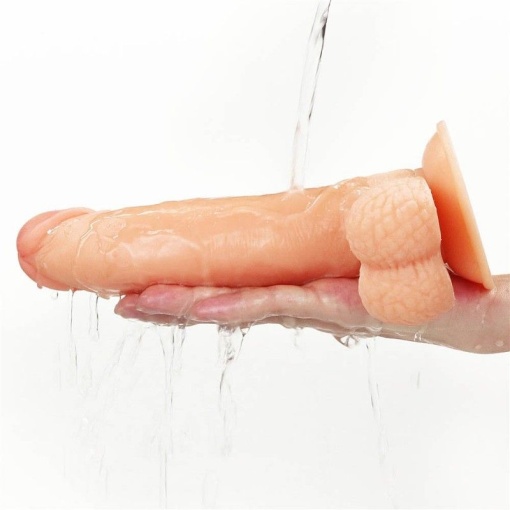 Strap-on cu ham si curea reglabile, prevazut cu vibrator realist cu 10 functii puternice 21.5cm - Img 5