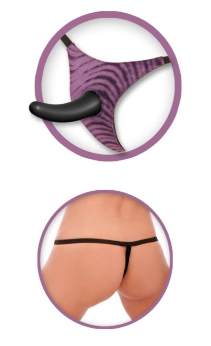 Strap-on vibrator anal 13cm - Img 3