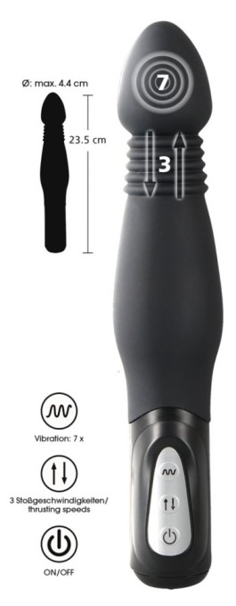 Vibrator anal cu functie de impingere Anal Vibrator (23.5 cm) - Img 3