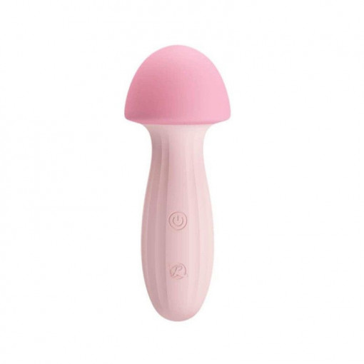 Vibrator bagheta mic, cu cap moale si gatul flexibil Pretty Love Mushroom - Img 2