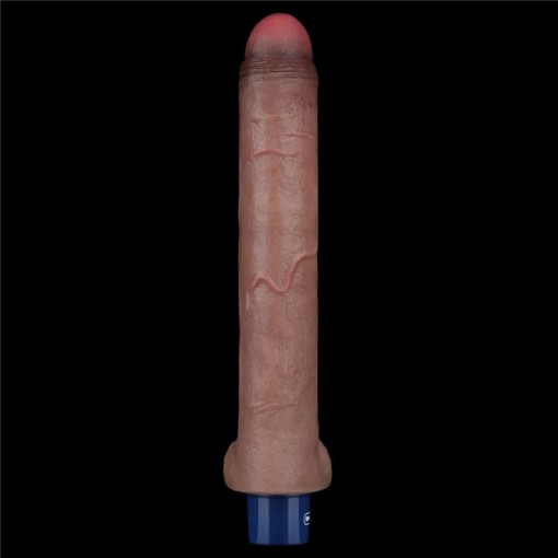 Vibrator clasic din silicon moale cu 10 moduri de vibratii REAL SOFTEE Rechargeable (26.5cm) - Img 5