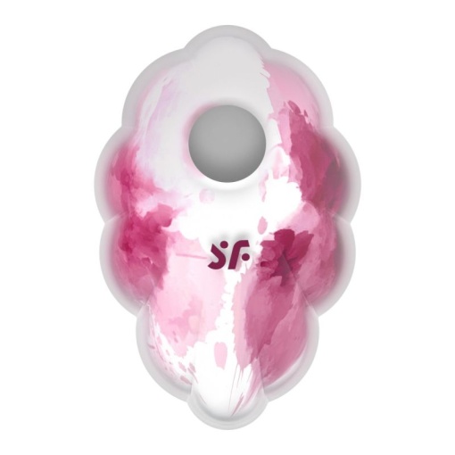 Vibrator cu 11 intensități ale undelor de presiune Cloud Dancer red print - Img 3